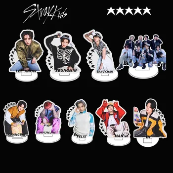 KPOP fără stăpân Copii Nou Album de 5 STELE Acrilic Hyunjin Felix HAN LEE ȘTIU Bang Chan Actiune Model Desktop Decorative Fanii Cadou