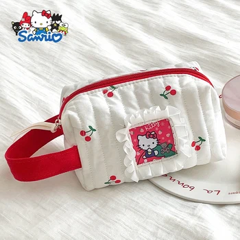 Hello Kitty Sanrio Sac De Machiaj Anime Kawaii Desene Animate Drăguț Călătorie Cosmetice, Papetărie Sac De Depozitare Creion Caz Jucarii Fete Cadouri