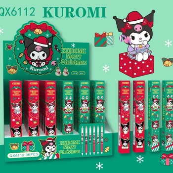 36pcs Sanrio Desene animate Model Kuromi Neutru Pen 0.5 mm Drăguț Student Papetărie Crăciun pentru Copii Cadou de Ziua Apăsați Semn Pen