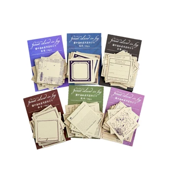 30Sheets Memo Card de Fond Misty Mori Insula de frontieră Bazei Materiale Hârtie de Scris Decorative Notebook-uri Album 80*53MM