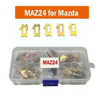 200Pcs MAZ24 Alamă Masina de Blocare Cheie Reed Placa de Blocare pentru Mazda Mașină de Reparații de Blocare Accesorii 5 Tipuri Fiecare 40pcs