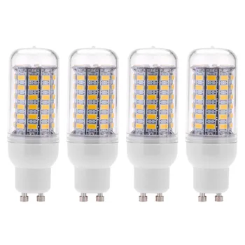 4X GU10 10W 5730 SMD 69 Becuri cu LED-uri LED-uri de Porumb de Lumină Lampă cu LED-uri de Economisire a Energiei de 360 de Grade, 200-240V Alb Cald