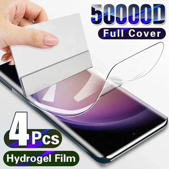 4buc Hidrogel Film pentru Samsung S21 S22 S23 Ultra S8 S9 S10 Plus S20FE Ecran Protector pentru Galaxy Nota 20, Ultra 8 9 10 Plus S10E