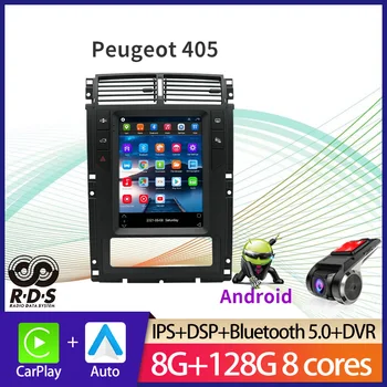 Android Tesla Masina de Stil de Navigare GPS Pentru Peugeot 405 Auto Radio Stereo Multimedia Player Cu BT WiFi Oglindă