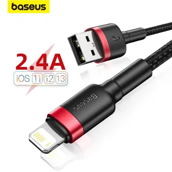 Baseus Cablu USB pentru iPhone 14 13 Pro Max Încărcare Rapidă USB Cablu pentru iPhone 12 Mini Pro Max de Date USB, UN Cablu de 2.4