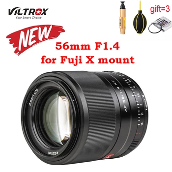 Viltrox 56mm F1.4 silver black Lens XF APS-C cu Deschidere Mare Autofocus Portret pentru Fujifilm X X-T30/X-T3/X-PRO3/X-T200 X-T2 XT4