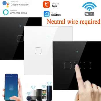 Viața inteligentă 1/2/3 Banda de Viață Inteligentă App Anti-zero Tuya Wifi Smart Touch Comuta Lucra Cu Alexa Si Google Acasa Asistent de Distribuție