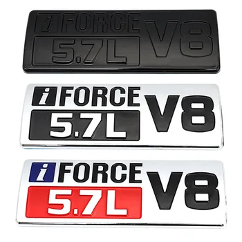 IFORCE 5.7 l V8 Logo Auto Stickere Auto Insigna Emblema Decalcomanii Pentru Toyota Tundra Prado Corolla Highlander Venza Hiace Previa Sequoia