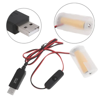 Universal USB pentru LR20 D Baterie Cablu de Alimentare Gaz Incalzitor de Apa Torțe Jucărie X3UF