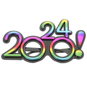 2024 Ochelari Petrecere de Anul Nou Decoruri Ochelari Numărul de Modelare Purta Decor elemente de Recuzită PC