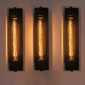 American retro stil industrial lampă de perete personalizate artă magazin de cafea scara coridor fier de decorare arta de perete lampnostalgic