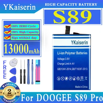 YKaiserin 13000mAh Înlocuirea Bateriei S89 Pentru DOOGEE S89Pro S89 Pro Baterii de Telefon Mobil