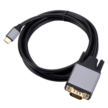 USB 3.1 Tip-C Pentru Adaptor VGA Aliaj de Aluminiu Cablu Video Converter 10Gbps Cablu USB-C Converter USB3.1 pentru PC, Laptop, Monitor