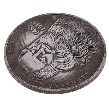 Italia Da Vinci a făcut albă veche de cupru monede de argint dolar de argint monede de colecție