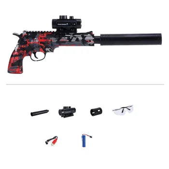 Arme de jucarie Apă Gel de Revolver, Pistol Tunuri Electrice de Fotografiere Lansator de Paintball, Airsoft Pentru Adulți Copii CS Lupta