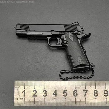 1:3 de Înaltă Calitate KIMBER 1911 Metal Pistol de Model Nici o Inscripție Breloc Pistol de Jucărie în Miniatură Aliaj Pistol de Colectare de Jucării Cadou pandantiv