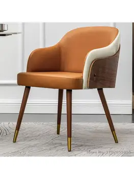 Modern de lux din lemn masiv, scaun de luat masa de negociere scaun de machiaj acasa, masa birou, scaun de designer restaurant