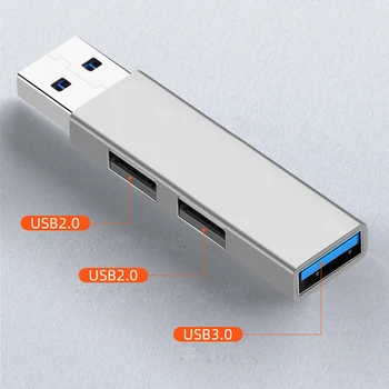 1 BUC Hub-uri USB 2.0 de Andocare Multi de Tip C Ultra Slim Splitter Hub Utilizați Adaptorul de Alimentare 3 Port USB 3.0 Expander 2.0 Hub USB 3.0 pentru PC