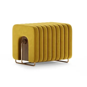 Modern creative pâine prăjită scaun mic de lumină de pat de lux end scaun living, scaun schimba pantofii scaun haina pălărie bancă