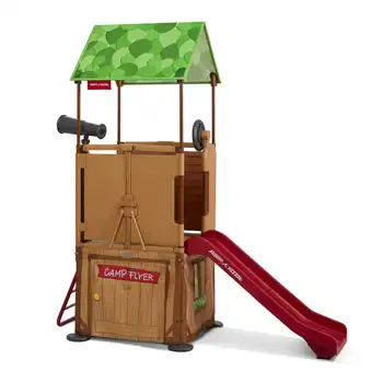 Pliere Treetop Alpinist Playset cu Tobogan, pentru copii și Copii Mici, cu Varste 2-5 ani, de Interior și de Joacă în aer liber