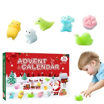 Crăciun Orb Cutie De Animale Pinch Cadou Jucării Drăguț Surpriză Advent Calendar Advent Calendar Senzoriale Jucarii
