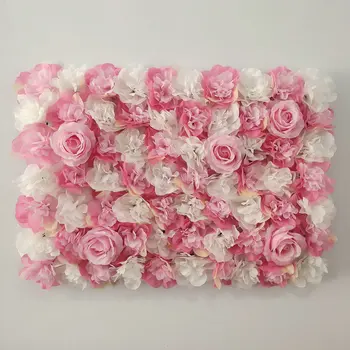 Flori roz Perete Plante Artificiale Decor Romantic pentru Nunta Decoratiuni Petrecere de Ziua de Crăciun a Crescut de Flori Panouri de Perete