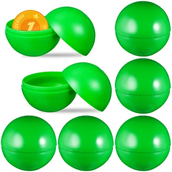 25 Buc Mingea Fără Sudură Bile De Loterie Activitate De Partid Elemente De Recuzită De Culoare Cules Recipient De Plastic De Joc Verde Jucării Eticheta