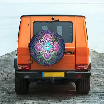 Mandala Anvelope Capac Roata de Protecție la Intemperii Universal pentru Jeep Trailer RV SUV Camioane Rulote Remorci de Călătorie