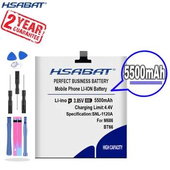 New Sosire [ HSABAT ] 5500mAh BT66 Acumulator de schimb pentru Meizu PRO 6 Plus PRO6 M686 M686G M686Q