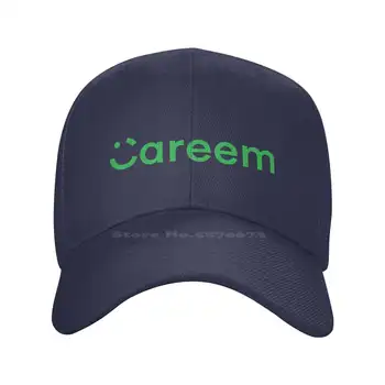 Careem Logo-ul de Imprimare Grafic Casual Denim capac Tricotate pălărie de Baseball capac