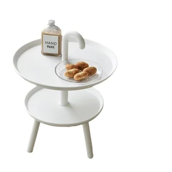 Nordic ins stil strat dublu drăguț mic apartament masă de cafea parte câteva simplu de îndepărtat gustări net roșu decor portabil