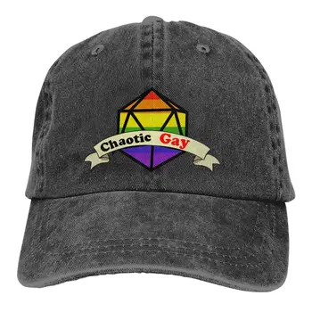 Dnd Haotic Gay Zaruri Sepci de Baseball Capac LGBT Pride Umbra Soare Pălării pentru Bărbați