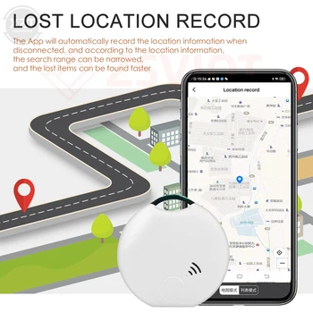 Smart Anti Alarmă Pierdut Portofelul Keyfinder Tag Inteligent compatibil Bluetooth Gps Tracker Inteligent de Localizare Breloc Pet Tracker Copil
