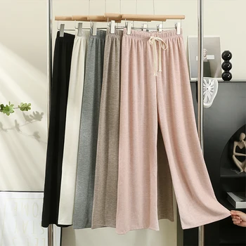Harajuku Noi 2023 Toamna Iarna Pantaloni Pentru Femei Culoare Solidă Toate Se Potrivesc Liber Casual Pantaloni Largi Picior Vestido Feminino Coreeană