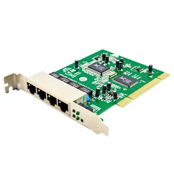 PCI Patru RJ45 100M Fast Ethernet Switch Board Card RTL8305+8100CL