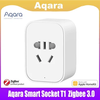 Aqara Smart Plug T1 ZNCZ15LM Control de la Distanță fără Fir Socket Zigbee 3.0 Munca Pentru HomeKit & Aqara APP Acasă