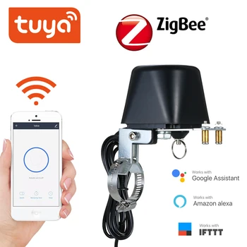 Tuya ZigBee Wireless Inteligent de Control de Gaz Supapă de Apă Inteligent de Control Acasă de Automatizare Ventil pentru Gaz de Lucru cu Alexa,Google Asistent