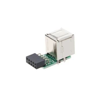 2 Port USB 2.0 pentru 9Pin Feminin Adaptor Convertor de Interne de PC Placa de baza PCB-