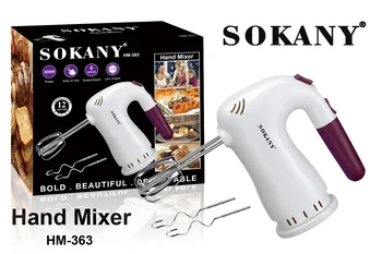 SOKANY363 Telul Electric de uz Casnic Mini Crema de Copt Mixer Mustăți Portabile Telul